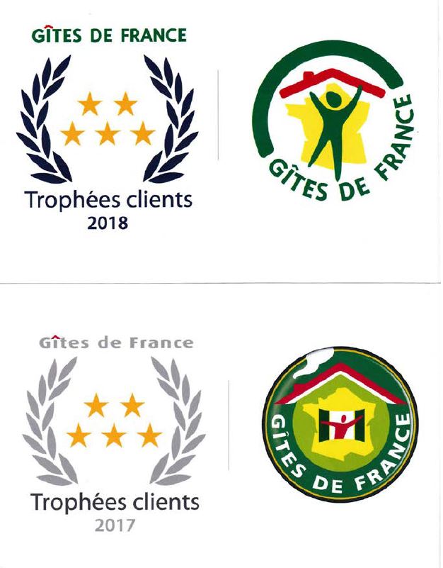 Trophées clients 2017-2018 Gîtes de France Trophées clients 2017-2018 Gîtes de France